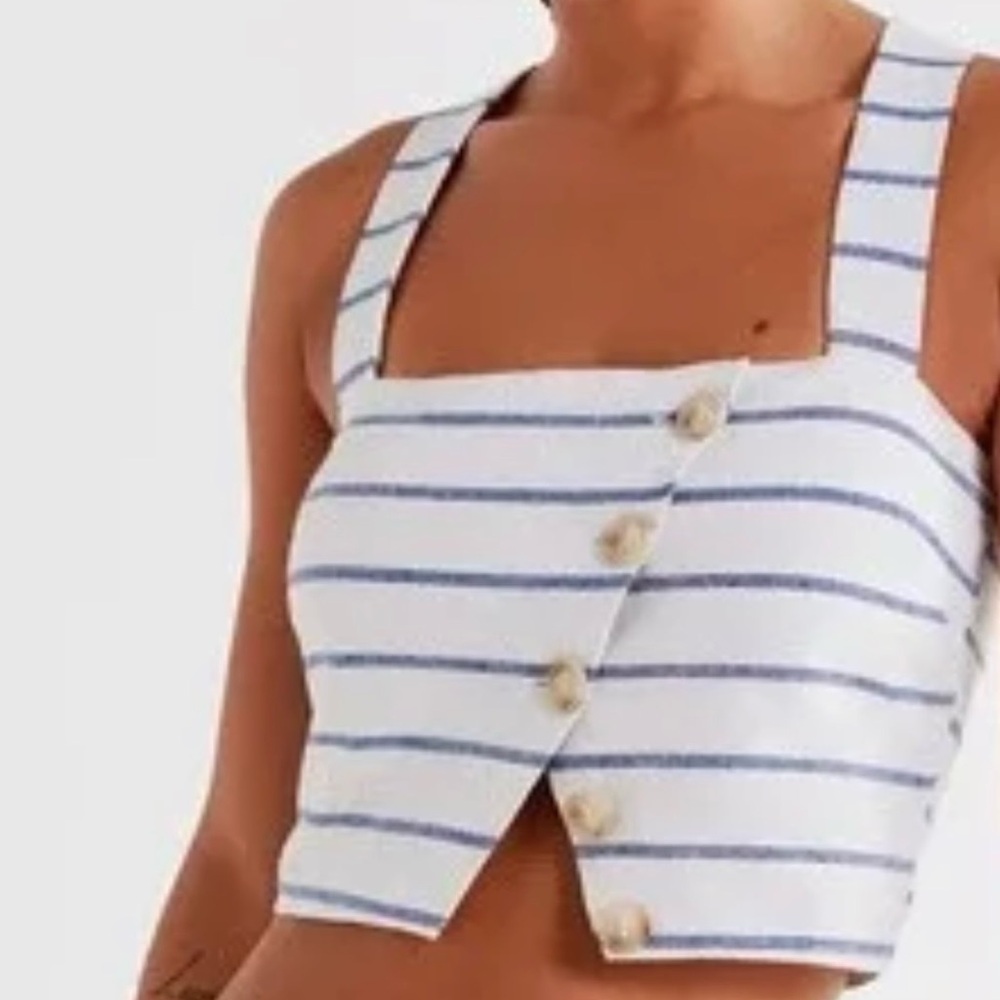 Lucca Couture Striped Women's Top